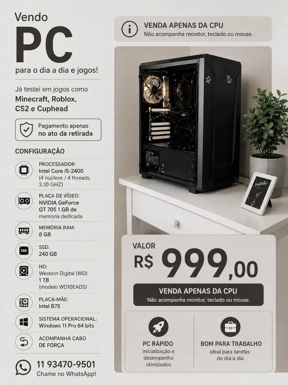 PC para o dia a dia 