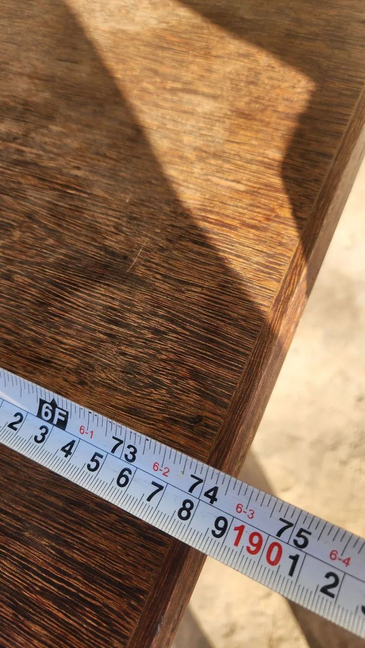 Mesa de SUCUPIRA + 4 Cadeiras Maciça  - Foto 3