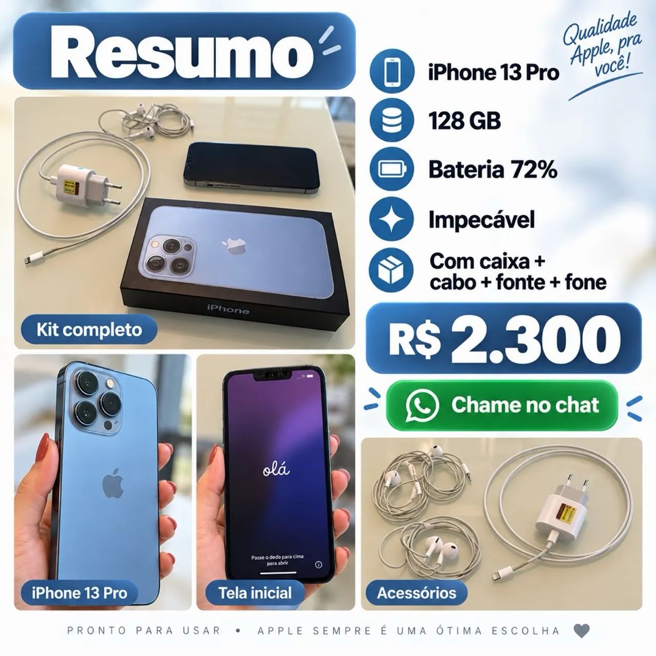 Vendo IPhone 13 Pro 128 GB
