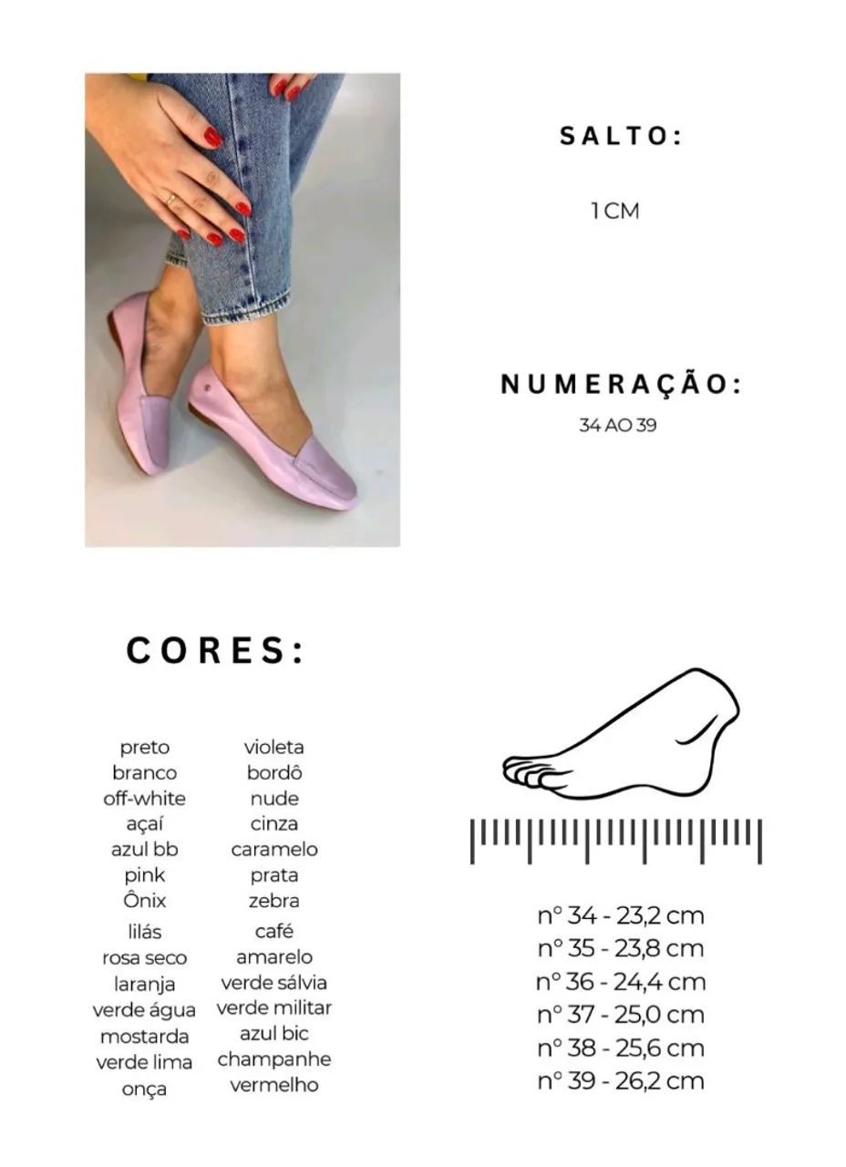 Sapatilha/Mocassim em couro legítimo  - Foto 4