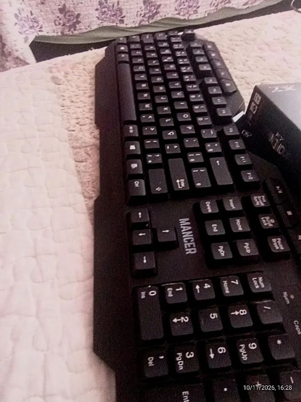 Kit teclado e mouse mancer, preto, com fio  - Foto 2