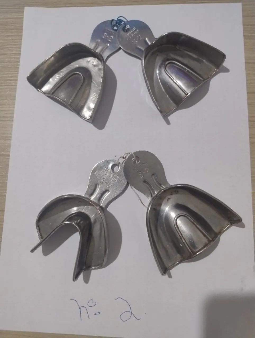 Moldeiras lisas em aço inox para prótese dentária  - Foto 4