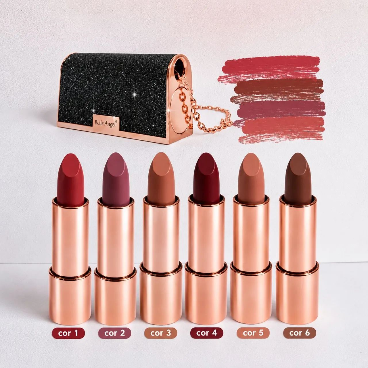 Batom Bolsa Lipstick Matte Belle Angel - Foto 2