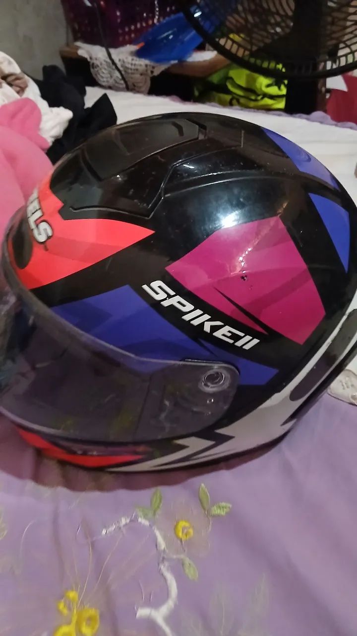 Vendo os 2 capacete um ta zerado 2 dias que comprei - Foto 3