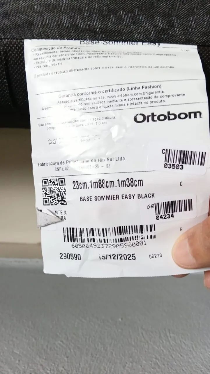 Base Box Ortobom Sommier Easy Black - Foto 5