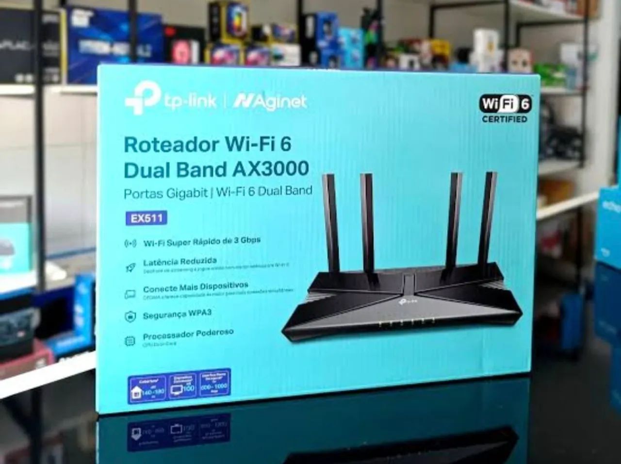 Roteador Tp Link EX511 Wifi 6 - Foto 2