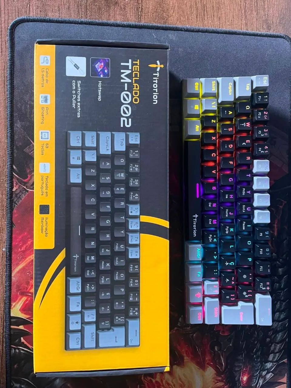Teclado mecânico Switch Marrom - Foto 2