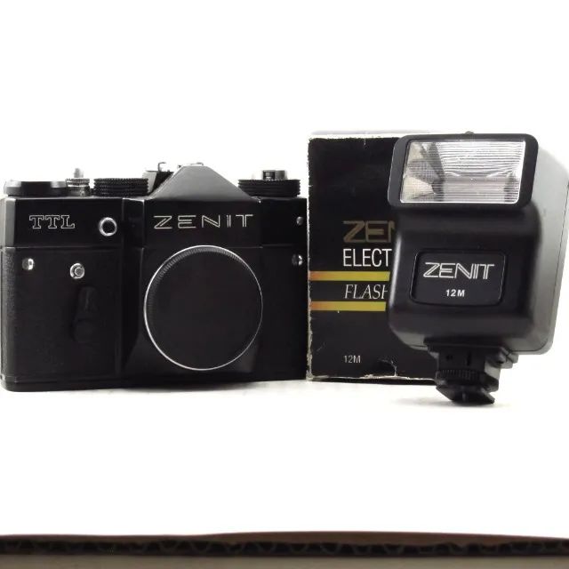 Câmera Analógica Zenit TTL Com Flash Zenit 12M - Foto 4