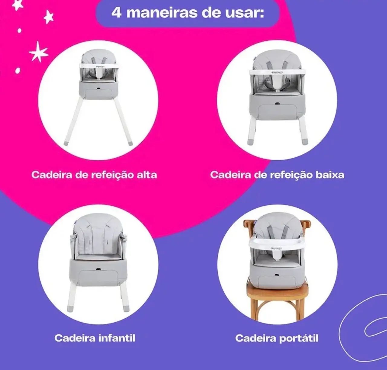 Cadeirinha de alimentação  - Foto 3