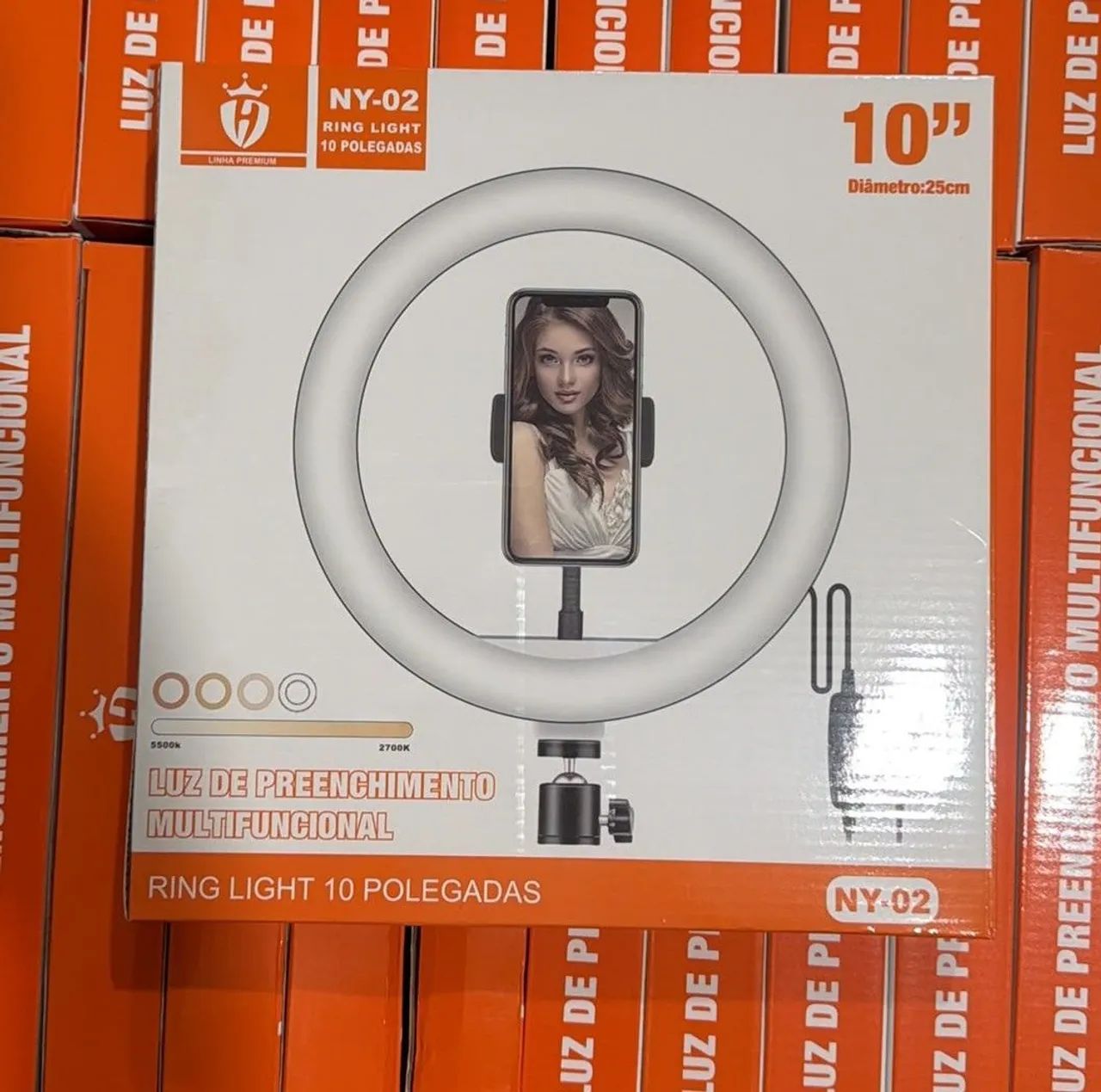 Ring light de 10 polegadas c Tripé  - Foto 2