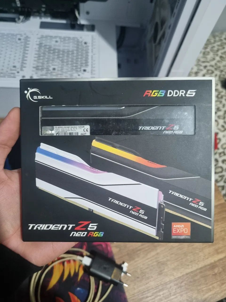 Memória DDR5 G.Skill Trident Z5 NEO RGB, 32GB (2x16GB), 6000MHz