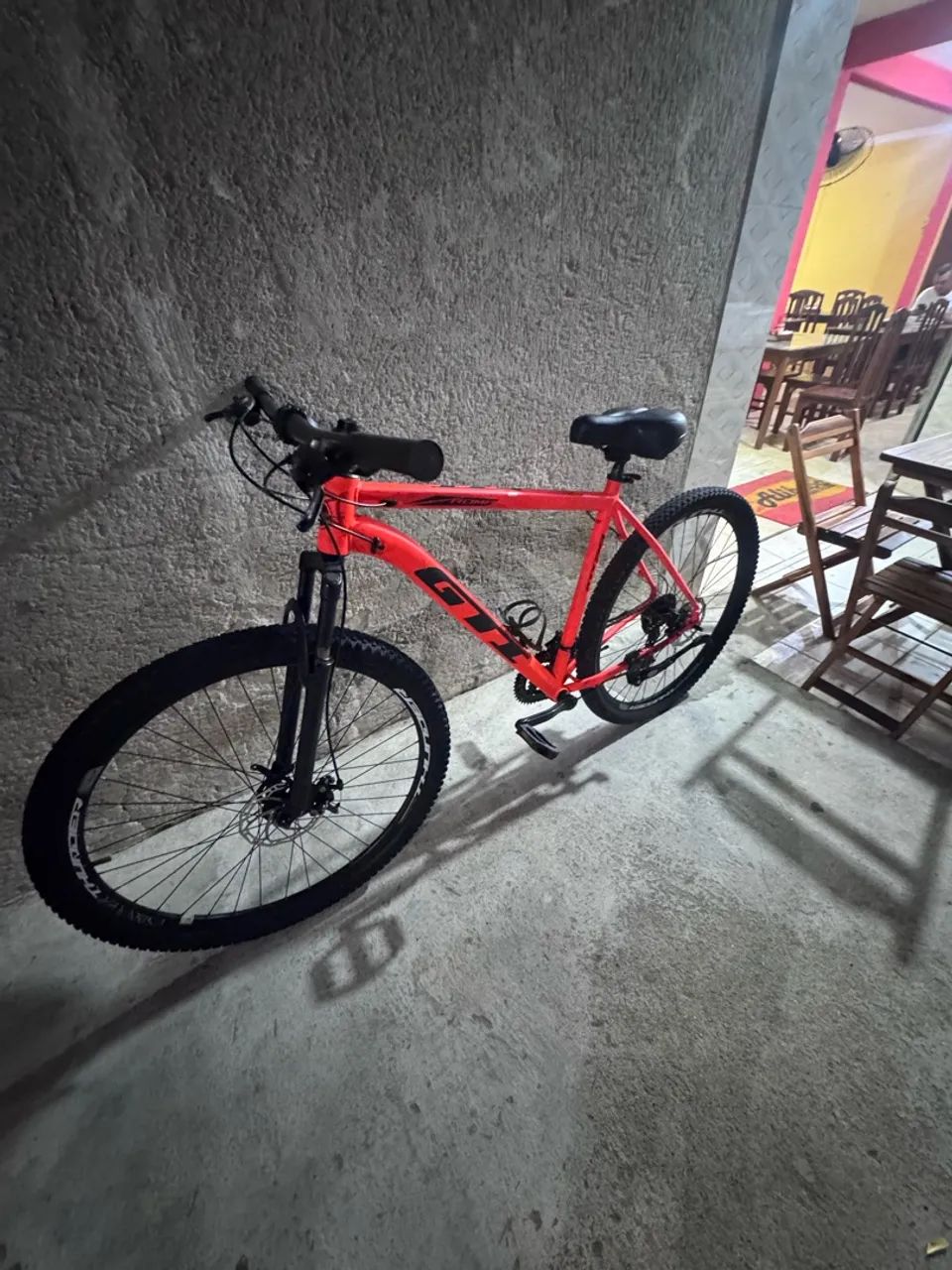Bike GTI aro 19 laranja semi nova  - Foto 4