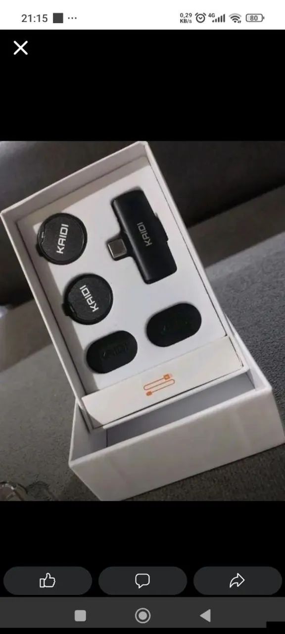 Microfone ? lapela sem fio  - Foto 3