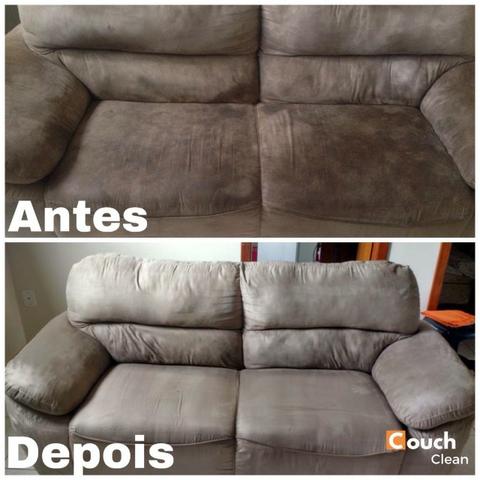 Limpeza a seco de sofá