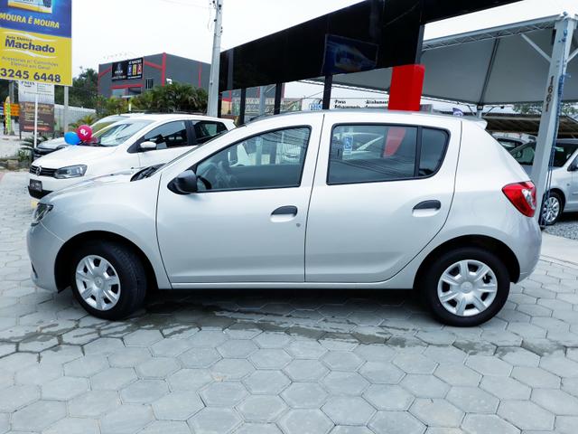 Sandero authentic 1.0 flex completa 12v único dono 2018 - Foto 7