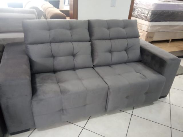 Sofá 2,10L retrátil e Reclinável D26 soft - Foto 3