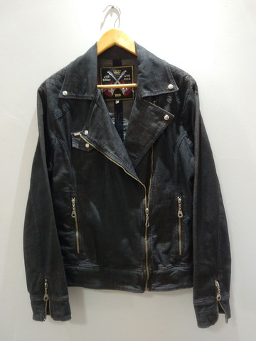 Jaqueta Biker Black Jeans Triton