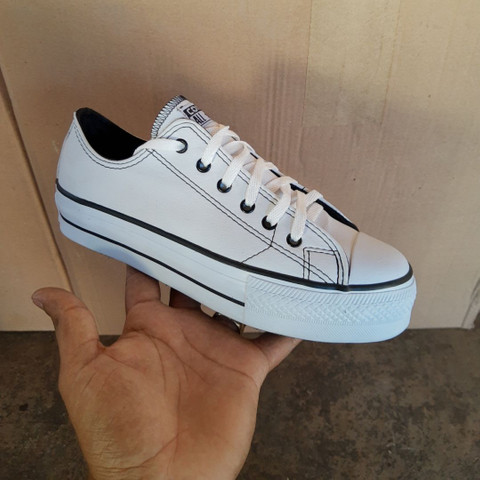 all star branco plataforma alta