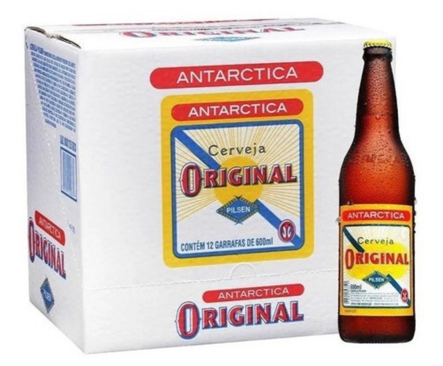 Cerveja Antarctica Original 600ml Caixa (12 Unidades)