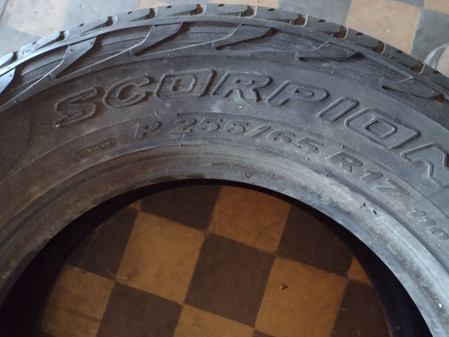 04 Pneus Scorpion 255/65R17 Usados.  - Foto 4