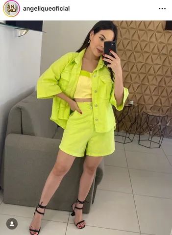 Jaqueta neon Angelique 