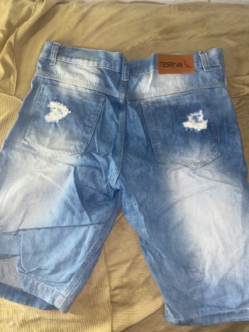 Short jeans da reserva original  - Foto 3