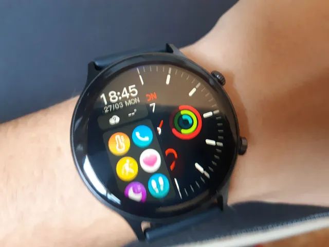 VENDA RÁPIDA!! SMARTWATCH PROVA D'ÁGUA BARATO PARECIDO DA SAMSUNG SÓ NÃO LÊ MENTES KK - Foto 5