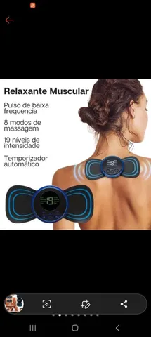 Massageador Muscular Elétrico 6 Ajustes De Intensidade Lelong LE