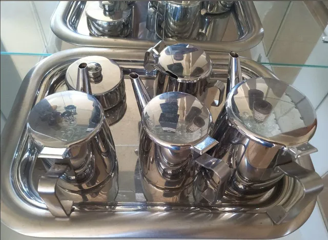 Jogo de cha inox  +49 anúncios na OLX Brasil