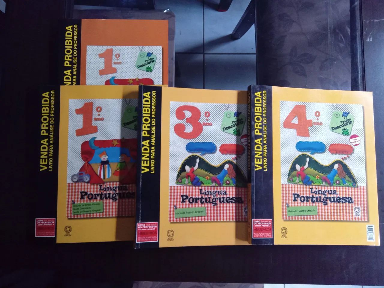 Livros Didáticos de Língua Portuguesa - 1º, 3º e 4º Ano - Professor
