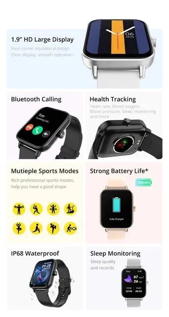 Smartwatch Colmi P81 Ultra Smartwatch 1,9" - Foto 6