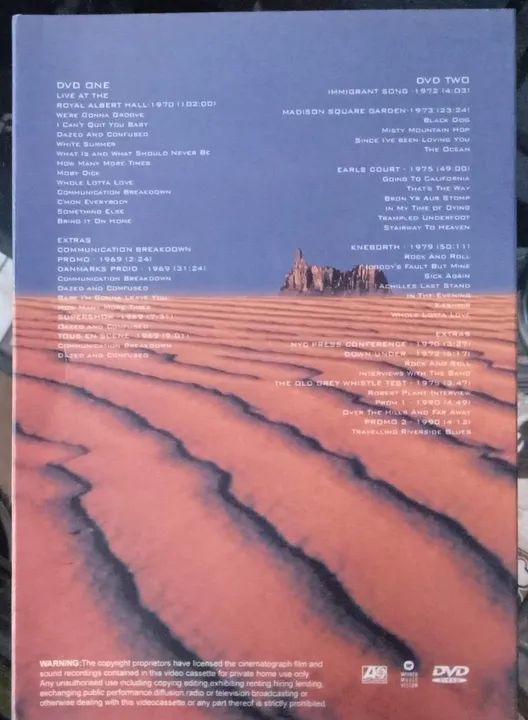 DVD Importado Duplo Led Zeppelin c/ Luva - Foto 3