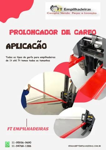 Concha de Empilhadeira engate minicarregadeira Paleteiro ZAP * - Foto 6