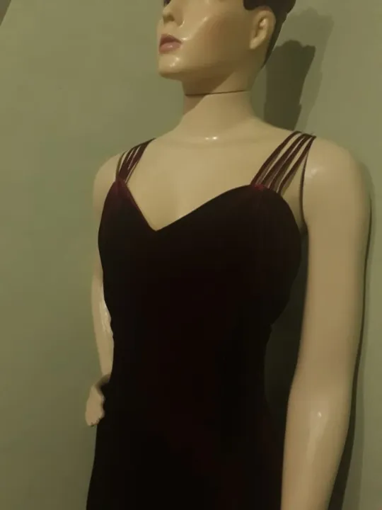 Vestido em veludo