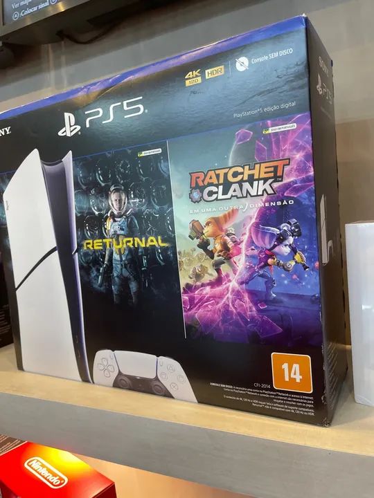 Playstation 5 Mídia Digital Digital Edition - Novo - Lacrado - Foto 3