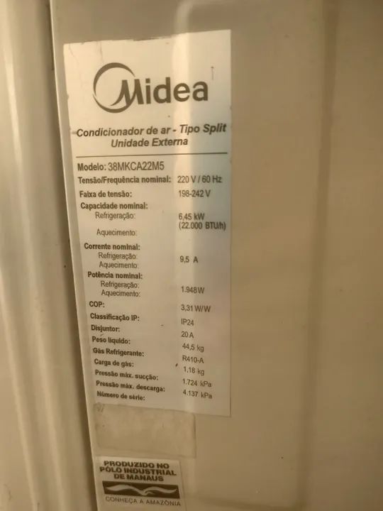 Condensadora Midea 22000 BTUs Inverter  - Foto 2