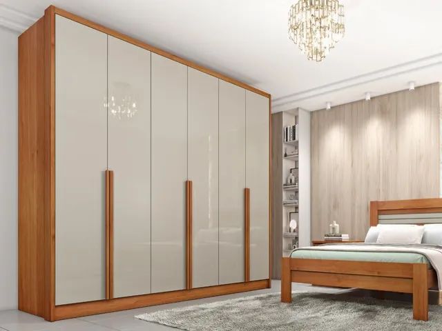 Guarda-Roupa Fortuna 6 Portas e 4 Gavetas Tcil !! L5338m