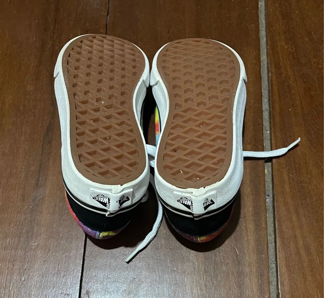 Tênis Vans Infantil Old Skool arco íris Tie Dye  - Foto 4