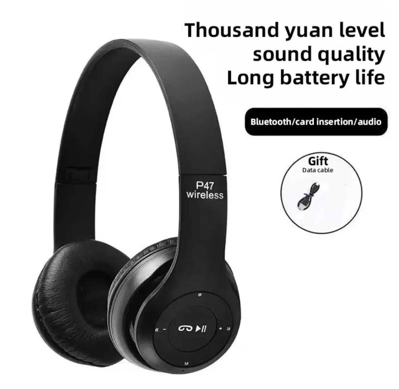 Headset P47 wireless 5.0 Bluetooth Foldable64175473392641124