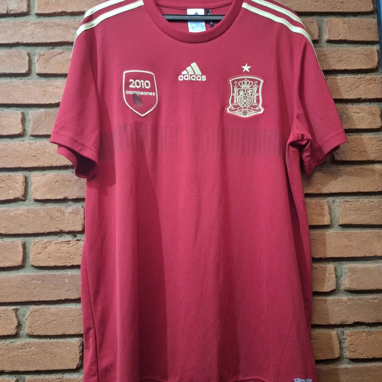 Camisa -defeito patch- seleção Espanha Adidas 2014