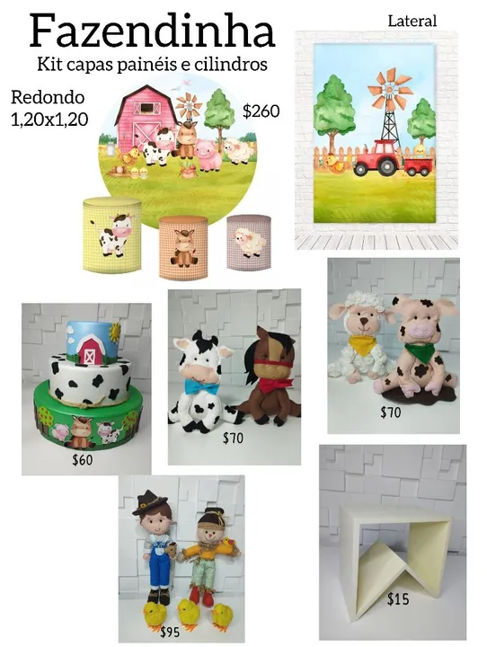 Kit festa fazendinha