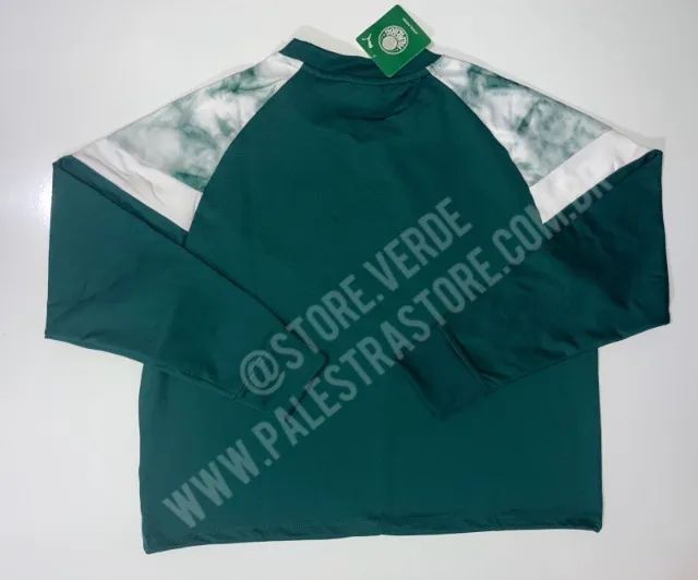 MOLETON CROPPED PALMEIRAS ICONIC FEMININO - PUMA - Foto 2