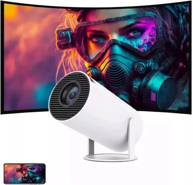 venda locação aluguel projetor data show led hy300 wifi 6 4k 1080p  android 11