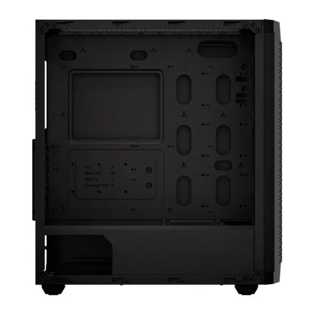Gabinete Gamer Corsair 480T Airflow Open-Front ATX Sem Fans PROMO BLACK - Foto 3