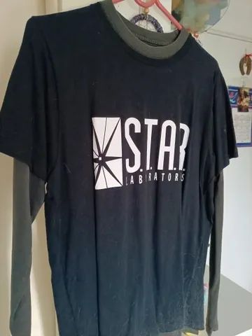Camisa Geek S.T.A.R Laboratories (The Flash) - M