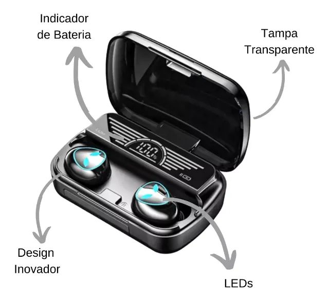 Fone De Ouvido Sem Fio Altomex M20 Bluetooth - Foto 3