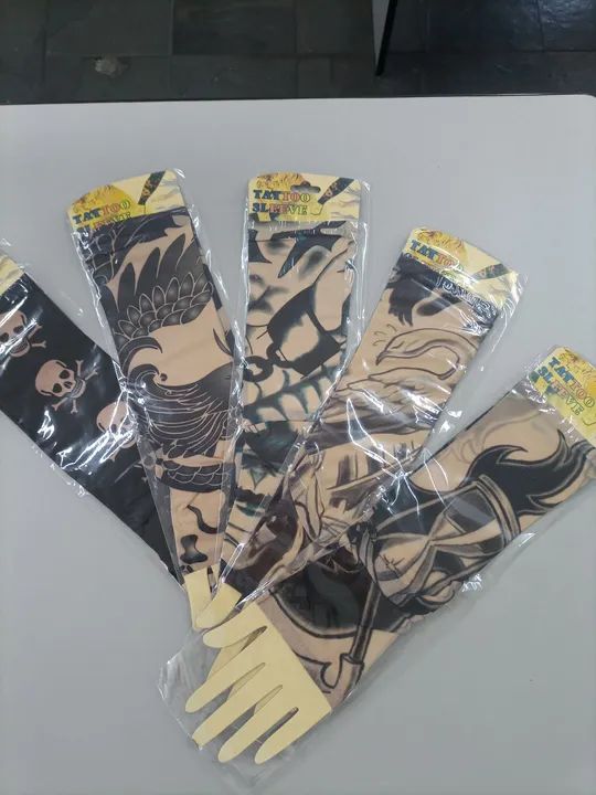 Tattoo Fake de proteção de braço ou perna - Foto 6