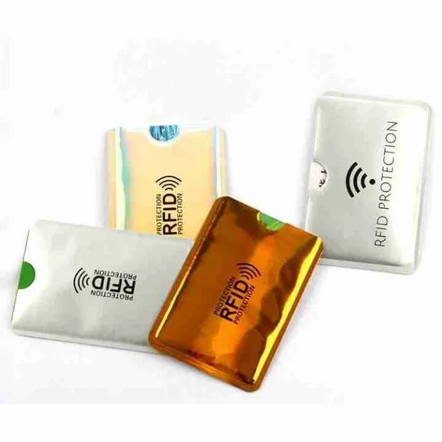  Anti Rfid Carteira Bloqueio Leitor De Banco Caso Do Cartão De Crédito Id Titular - Foto 4