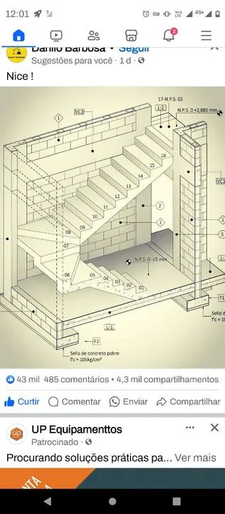 Escada concreto armado  - Foto 5
