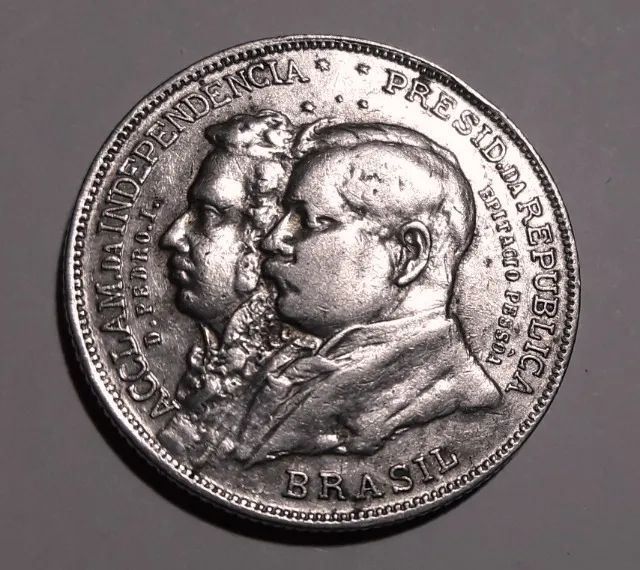 Antiga moeda de 2mil Reis (1822=1922) - Comemorativa - Foto 2